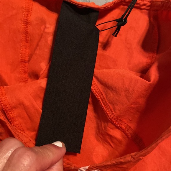 Rundholz Black Label, Orange Printed Shift Top/Mini, NWT - Picture 7 of 16